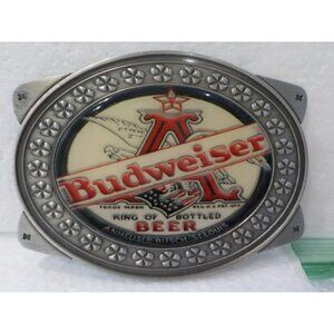 2010 Lmt Ed. Budweiser King of Bottled Beer Belt Buckle Fits up to 1.5" Belt